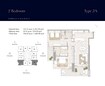 ABA Kempinski Marina Residences 2 Beds Layout