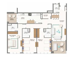 3 Beds 1732 Sq. Ft. Apartment in Abdulwahed Cresswell Residences