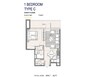 Abou Celia Residence 1 Bed Layout