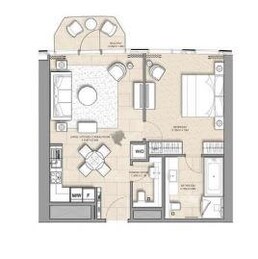 1 Bed 786 Sq. Ft. Apartment in Address Harbour Point