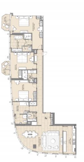 Address Harbour Point 3 Beds Layout