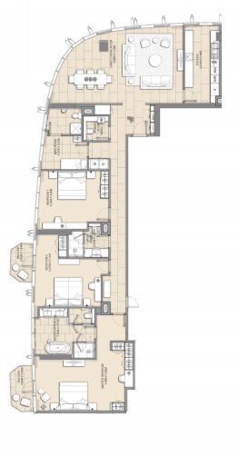 Address Harbour Point 3 Beds Layout