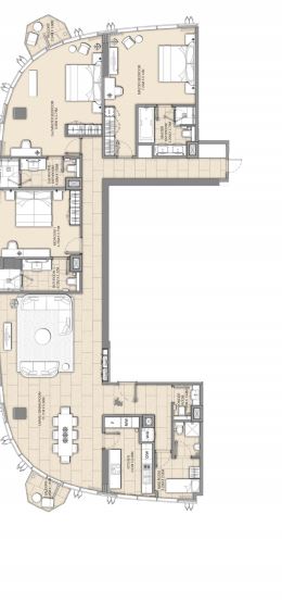 Address Harbour Point 3 Beds Layout