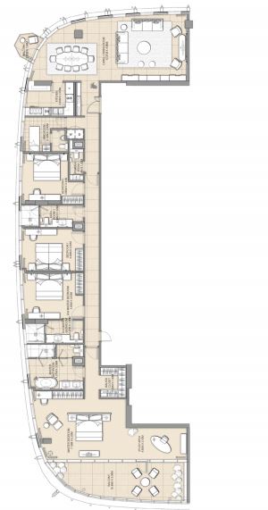 Address Harbour Point 4 Beds Layout