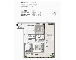 1 Bed 1262 Sq. Ft. Apartment in ADE Greygate Residences