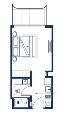 366 Sq. Ft. Studio in Adeba Azizi