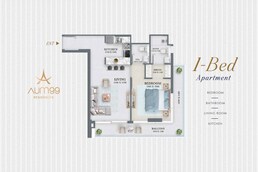 1 Bed 747 Sq. Ft. Apartment in AG AUM 99 Residences