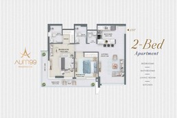 2 Beds 975 Sq. Ft. Apartment in AG AUM 99 Residences