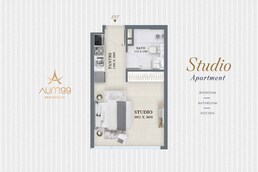412 Sq. Ft. Studio in AG AUM 99 Residences