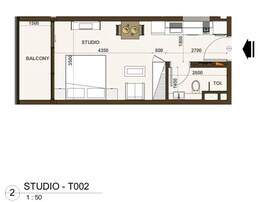 368 Sq. Ft. Studio in AGN Casa Aura