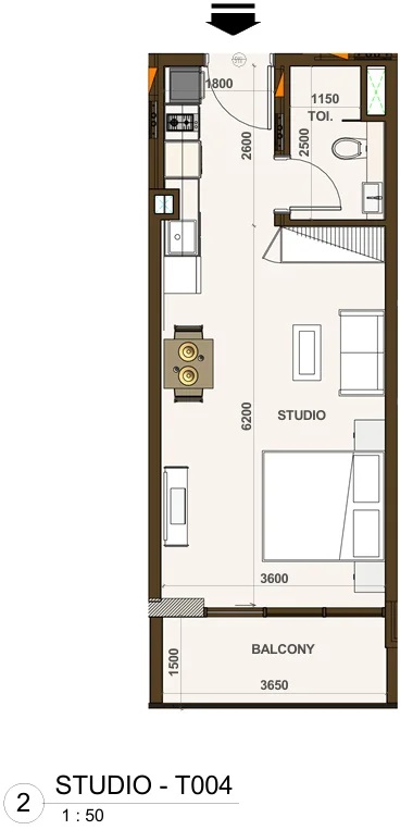 AGN Casa Aura Studio Layout