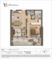 Ahad Residences 1 Bed Layout