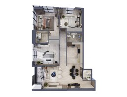 3 Beds 1500 Sq. Ft. Apartment in Ahmadyar Palatium Residences