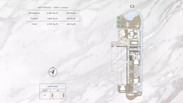 3 Beds 4730 Sq. Ft. Penthouse in AHS One Crescent