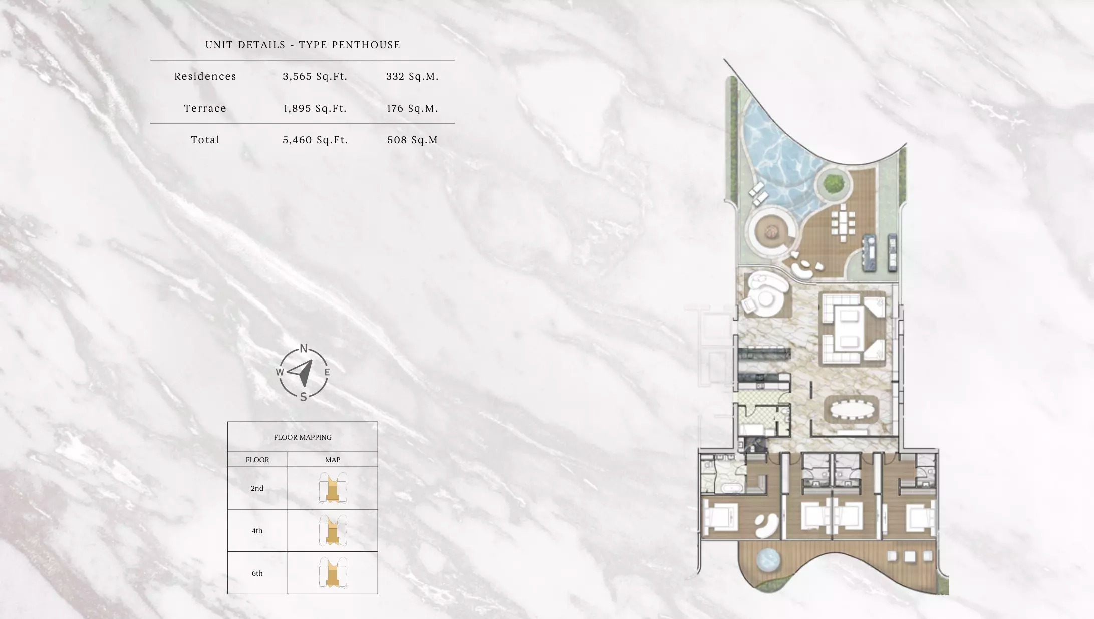 4 Beds 5460 Sq. Ft. Townhouse in AHS One Crescent