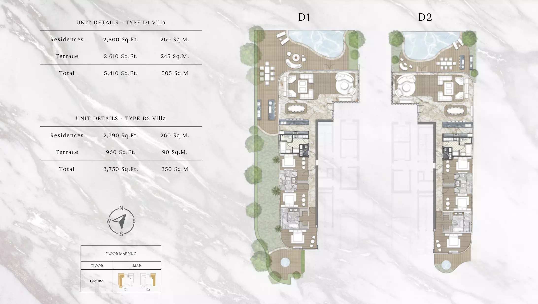 3 Beds 5410 Sq. Ft. Villa in AHS One Crescent