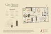 AJG Mayflower Residences 2 Beds Layout