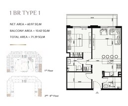1 Bed 768 Sq. Ft. Apartment in Akshara Laya Heights