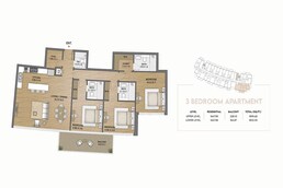 3 Beds 1896 Sq. Ft. Apartment in Al Ansari Ocean Tower