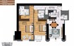 Al Habtoor Amna Tower 2 Beds Layout