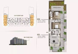 2 Beds 2573 Sq. Ft. Apartment in Al Helal Sports View Residence