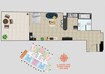 Al Jawhara Residence Studio Layout