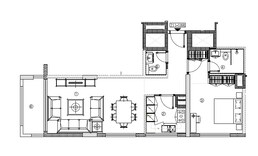 1 Bed 930 Sq. Ft. Apartment in Al Jaziri Avenue Residence