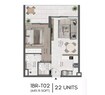 Al Mizan The Harmony 1 Bed Layout