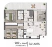 Al Mizan The Harmony 2 Beds Layout