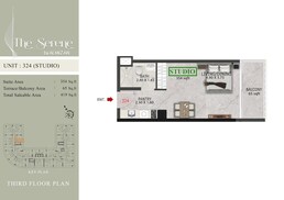 419 Sq. Ft. Studio in Al Mizan The Serene