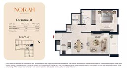 1 Bed 673 Sq. Ft. Apartment in Al Tareq Norah Residence