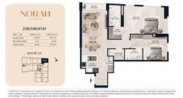 2 Beds 1075 Sq. Ft. Apartment in Al Tareq Norah Residence