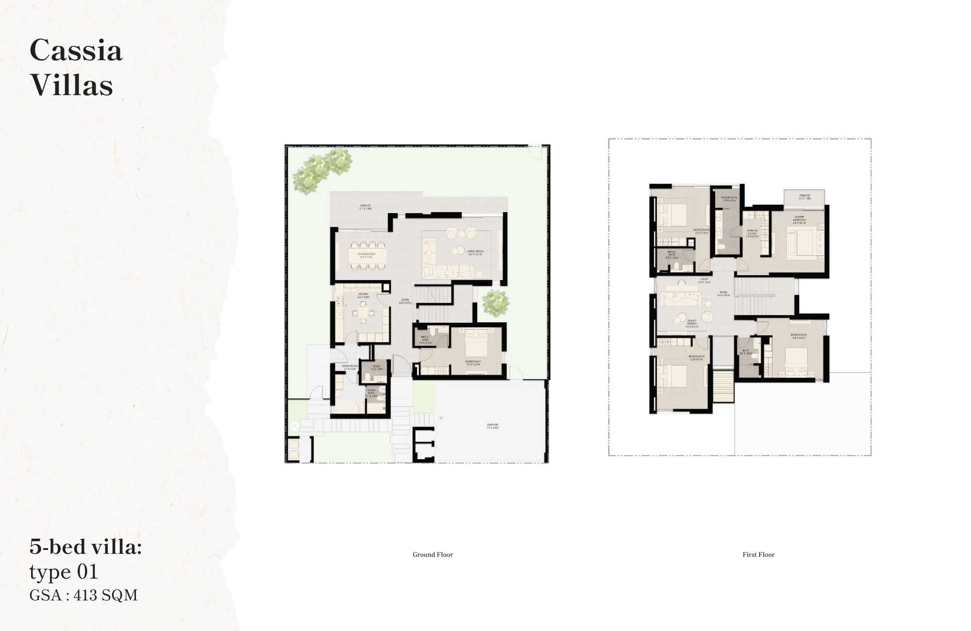 Aldar The Wild 5 Beds Layout
