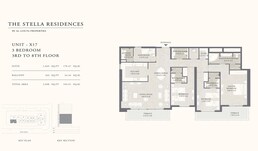 3 Beds 2098 Sq. Ft. Apartment in Algouta The Stella Residences