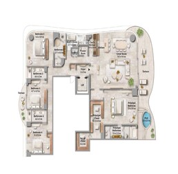 4 Beds 5304 Sq. Ft. Apartment in Alta Maison Margiela Residence