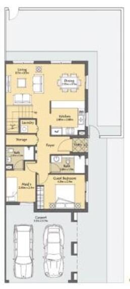 4 Beds 2213 Sq. Ft. Townhouse in Amaranta Townhouses 2