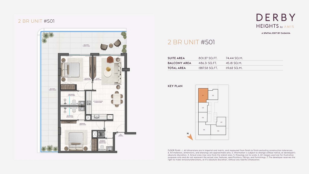 1 Bed 1288 Sq. Ft. Apartment in AMIS Derby Heights