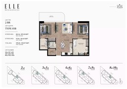 2 Beds 975 Sq. Ft. Apartment in Anax Elle Residences