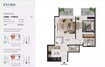 Anax Evora Residences 1 Bed Layout