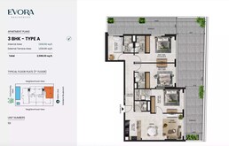 3 Beds 2599 Sq. Ft. Apartment in Anax Evora Residences