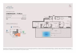 2 Beds 1987 Sq. Ft. Apartment in Anax Vento Tower