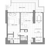 Anwa Residences by Omniyat 2 Beds Layout
