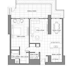 2 Beds 1391 Sq. Ft. Apartment in Anwa Residences by Omniyat