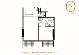 1 Bed 898 Sq. Ft. Apartment in Aqua O Ten