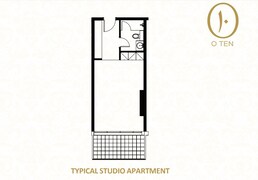548 Sq. Ft. Studio in Aqua O Ten