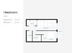 Aqua The Community 1 Bed Layout