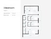 Aqua The Community 3 Beds Layout