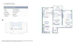 2 Beds 1215 Sq. Ft. Apartment in Arabian A99 Residenc