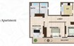 Arabian Gate Apartments 3 Beds Layout