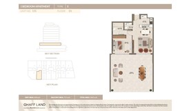 1 Bed 1361 Sq. Ft. Apartment in Arabian Ghaff Land Residence